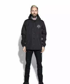 Blackcraft Cult Mens Six Eyed Baphomet - Windbreaker