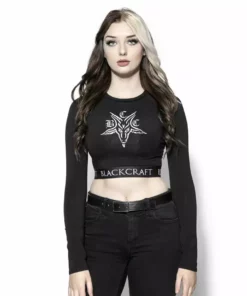 ACDC BCC Goat - Women's Long Sleeve Crop