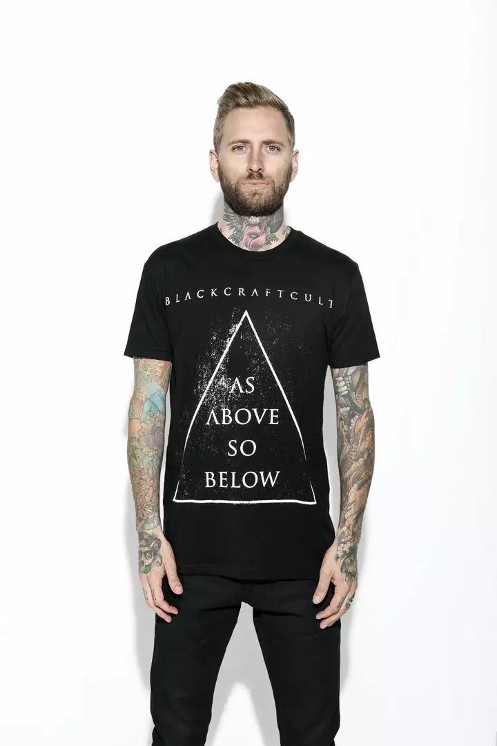 Blackcraft Cult Mens As Above So Below Triangle 4 Blackcraft Cult Mens As Above So Below Triangle
