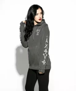 Blackcraft Cult Mens Fiend - Unisex Pigment Dyed Hooded Pullover