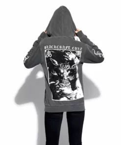 Blackcraft Cult Mens Fiend - Unisex Pigment Dyed Hooded Pullover