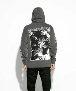 Blackcraft Cult Mens Fiend - Unisex Pigment Dyed Hooded Pullover