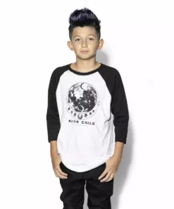 Blackcraft Cult Moon Phase - Child's Baseball Tee Kids