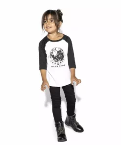 Blackcraft Cult Moon Phase - Child's Baseball Tee Kids
