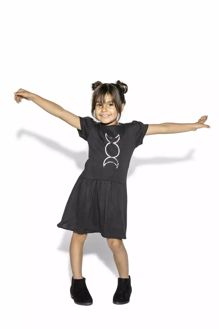Blackcraft Cult Triple Moon - Baby / Toddler Dress 4 Blackcraft Cult Triple Moon - Baby / Toddler Dress