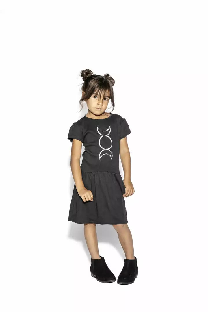 Blackcraft Cult Triple Moon - Baby / Toddler Dress 3 Blackcraft Cult Triple Moon - Baby / Toddler Dress