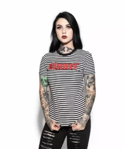 ACDC Womens Sinner - Striped Women's Tee