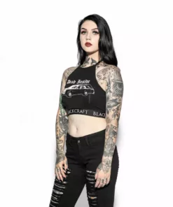 ACDC Womens Hearse - Women's Halter Crop