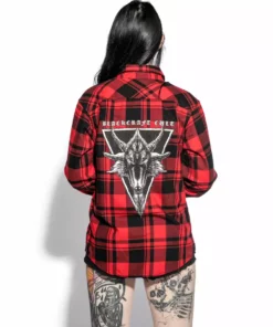 Blackcraft Cult Six Eyed Baphomet - Flannel Mens