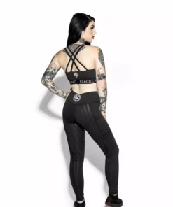 ACDC Blackcraft Black Stripe - Active Leggings