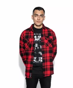 Blackcraft Cult God Free America - Flannel Mens