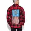 Blackcraft Cult God Free America - Flannel Mens