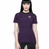 ACDC Believe In Yourself - Purple Striped Women's Tee