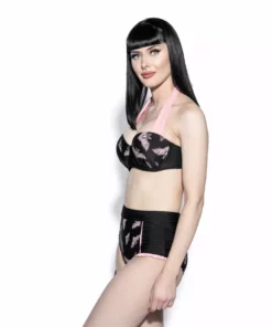 ACDC Pink Bat Swim Top Womens 14 ACDC Pink Bat Swim Top Womens