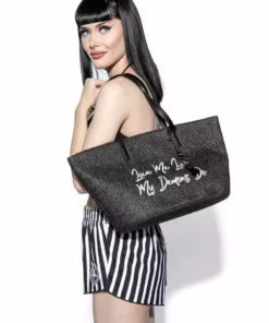 IDS Love Me Like My Demons Do - Straw Tote