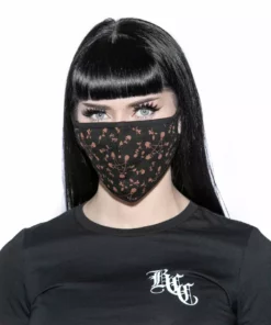 ACDC Pentagram Rose - Face Mask Accessories