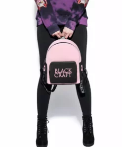 IDS Pink Staple Logo - Color Block Backpack Bags / Wallets