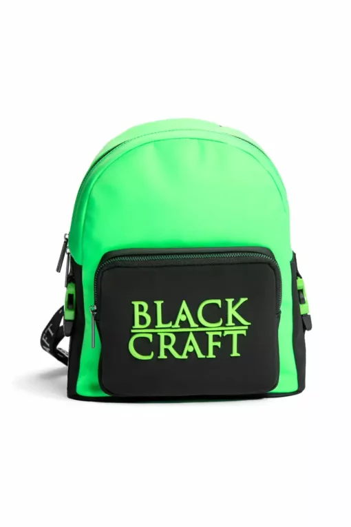 IDS Sale Green Staple Logo - Color Block Backpack 1 IDS Sale Green Staple Logo - Color Block Backpack