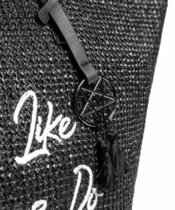 IDS Love Me Like My Demons Do - Straw Tote