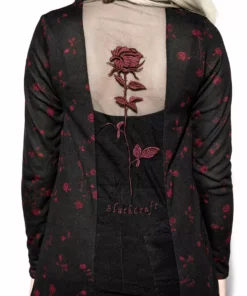ACDC Womens Pentagram Rose - Cardigan