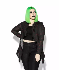 ACDC Womens Pentagram Rose - Cardigan