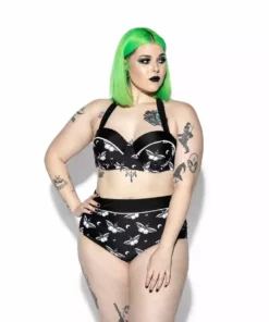 ACDC Death Moth Swim Top