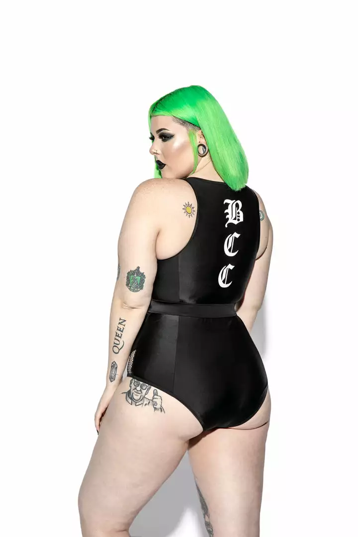 ACDC Believe In Yourself Belted One Piece Womens 4 ACDC Believe In Yourself Belted One Piece Womens