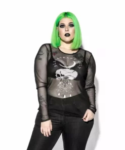 ACDC Spirits Of The Dead - Mesh Women's Long Sleeve Tee