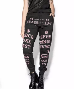 ACDC Mens Ouija - Pink Print Joggers