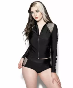 ACDC Womens Mesh Swim Shortie