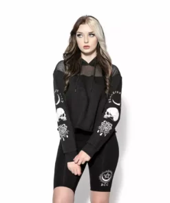 ACDC Pentagram Moon - Bike Shorts Womens