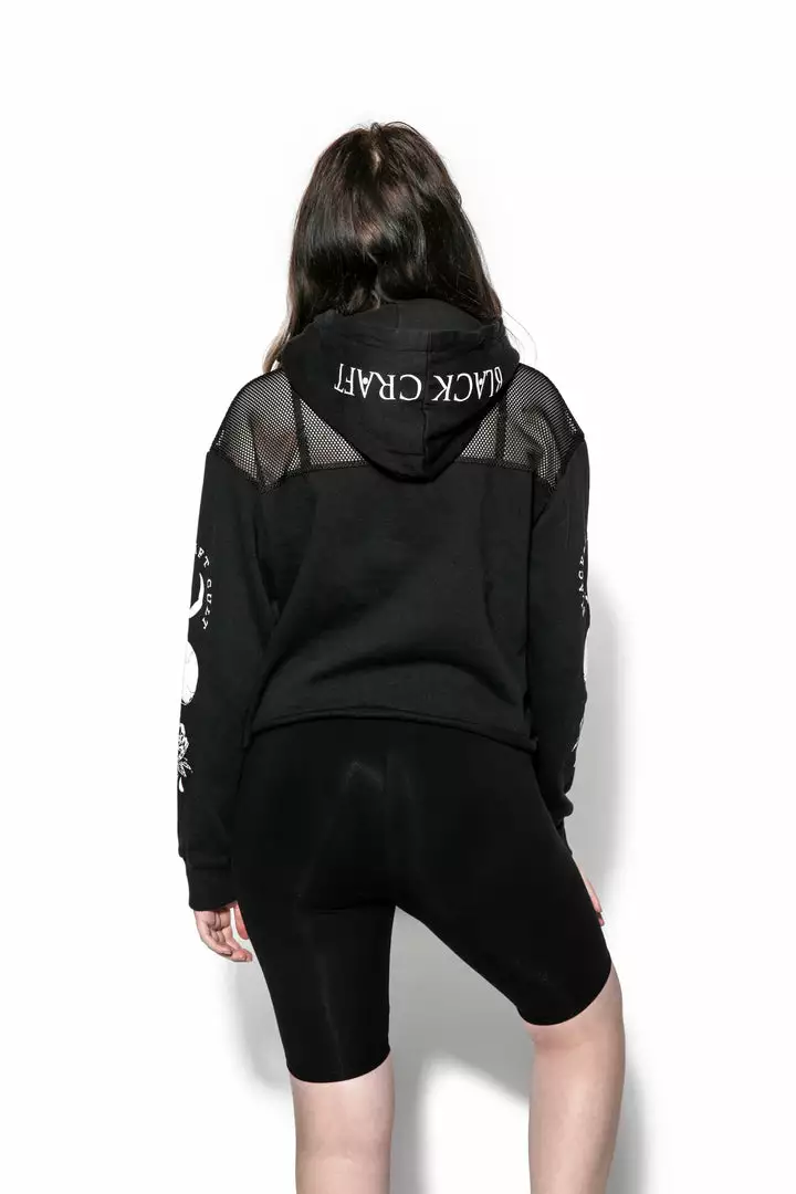 ACDC Womens Spirits Of The Dead - Mesh Crop Hoodie 6 ACDC Womens Spirits Of The Dead - Mesh Crop Hoodie