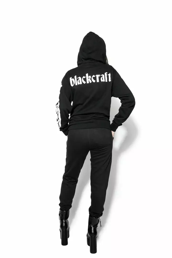 Blackcraft Cult Skeleton - Hooded Pullover Sweater Mens 7 Blackcraft Cult Skeleton - Hooded Pullover Sweater Mens