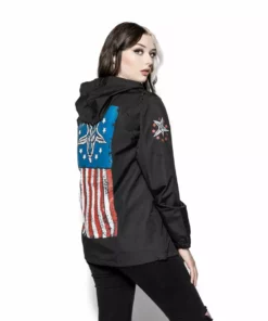 Blackcraft Cult God Free America - Anorak Windbreaker Mens