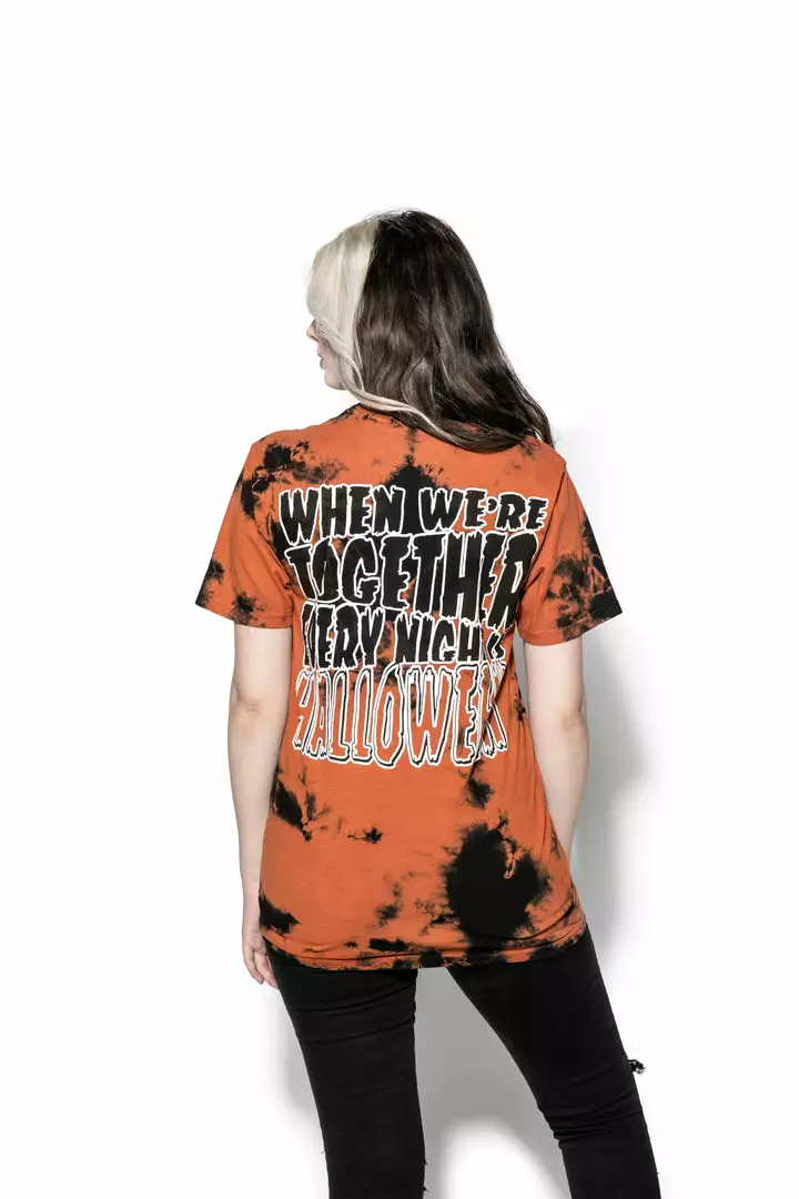 Blackcraft Cult Every Night Is Halloween - Orange Lightning Dye Mens 6 Blackcraft Cult Every Night Is Halloween - Orange Lightning Dye Mens