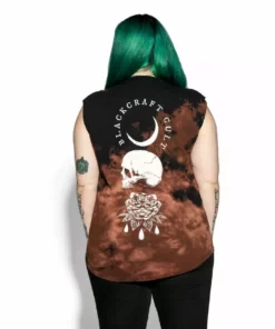 Blackcraft Cult Spirits Of The Dead Bleach Wash- Unisex Sleeveless Tall Tee