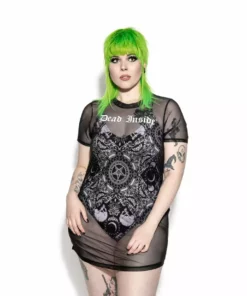 ACDC Dead Inside - Mesh Dress Womens