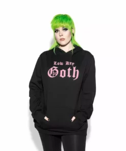 Blackcraft Cult Mens Low Key Goth - Hooded Pullover Sweater