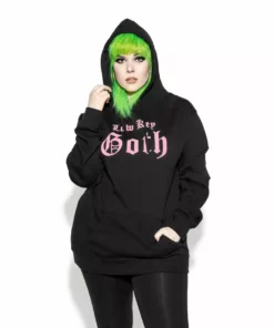 Blackcraft Cult Mens Low Key Goth - Hooded Pullover Sweater