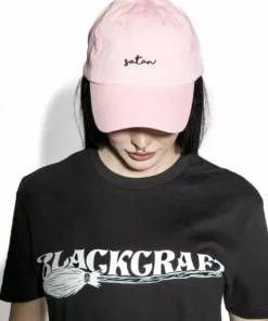 Reach Satan - Light Pink Dad Hat