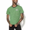 ACDC BCC Goat - Green Striped Tee Mens
