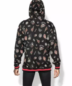 ACDC Ouija Flash - Color Block Hooded Pullover Mens