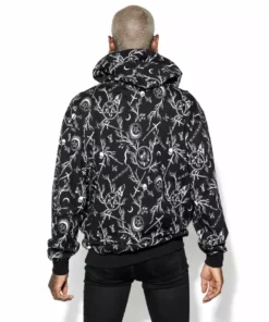 ACDC Demons Print - Color Block Hooded Pullover