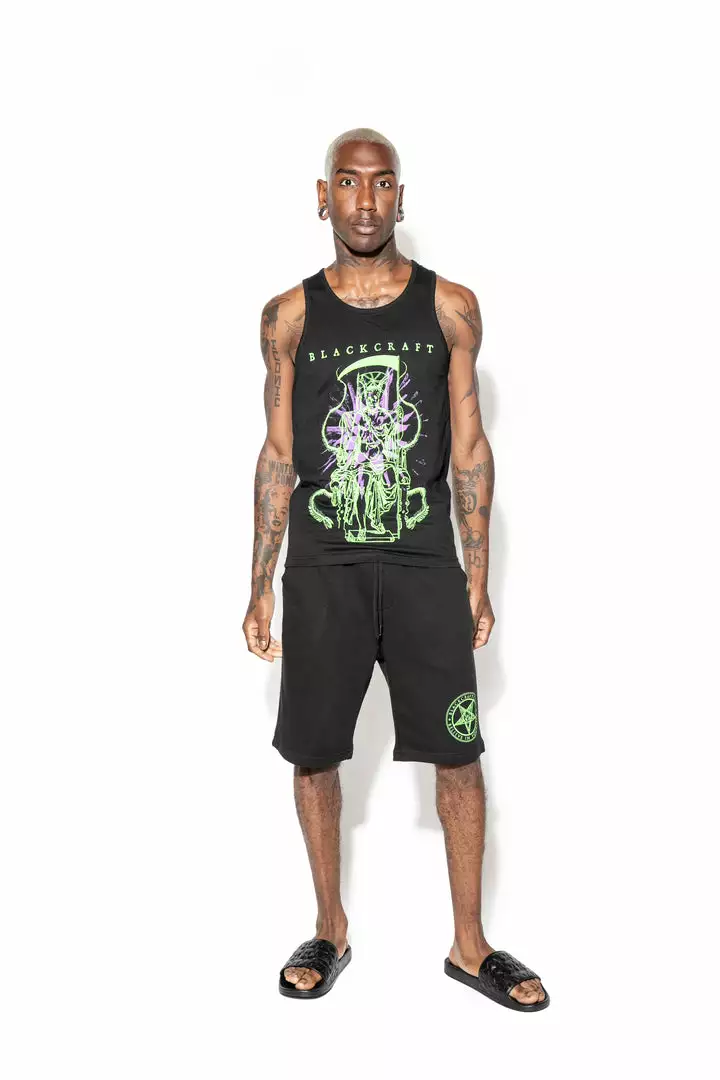 Blackcraft Cult Demon Throne Sweat Shorts 5 Blackcraft Cult Demon Throne Sweat Shorts