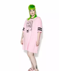 ACDC Pink Never Trust The Living - Dorm Shirt