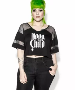 ACDC Moon Child - Mesh Crop Jersey