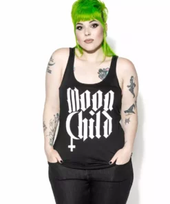 Blackcraft Cult Womens Moon Child - Racerback Tank