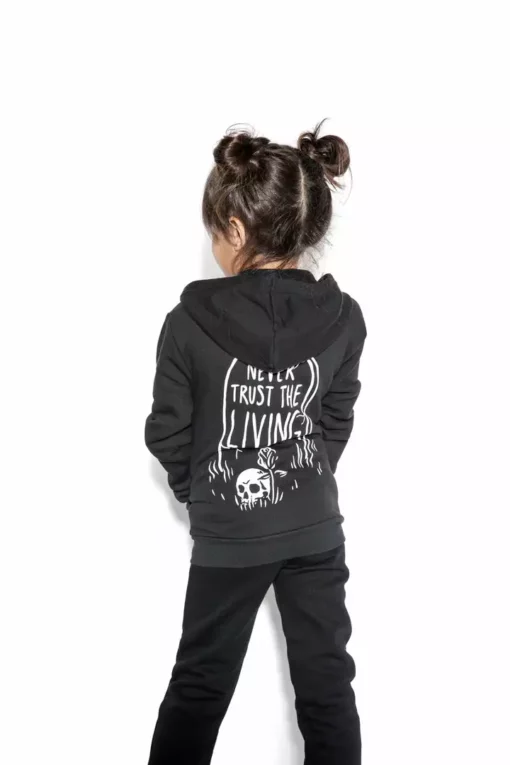 Blackcraft Cult Kids Never Trust The Living - Child's Zip Up 7 Blackcraft Cult Kids Never Trust The Living - Child's Zip Up