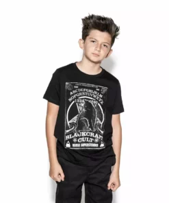 Blackcraft Cult Kids Ouija Cat - Child's Tee