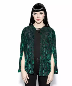 ACDC Green Baroque - Velvet Cape 19 ACDC Green Baroque - Velvet Cape